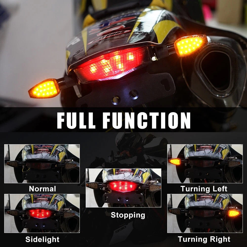 Tail Tidy Fender LED Brake Light Turn Signal for Suzuki DRZ400S DRZ400SM (2000–2024)