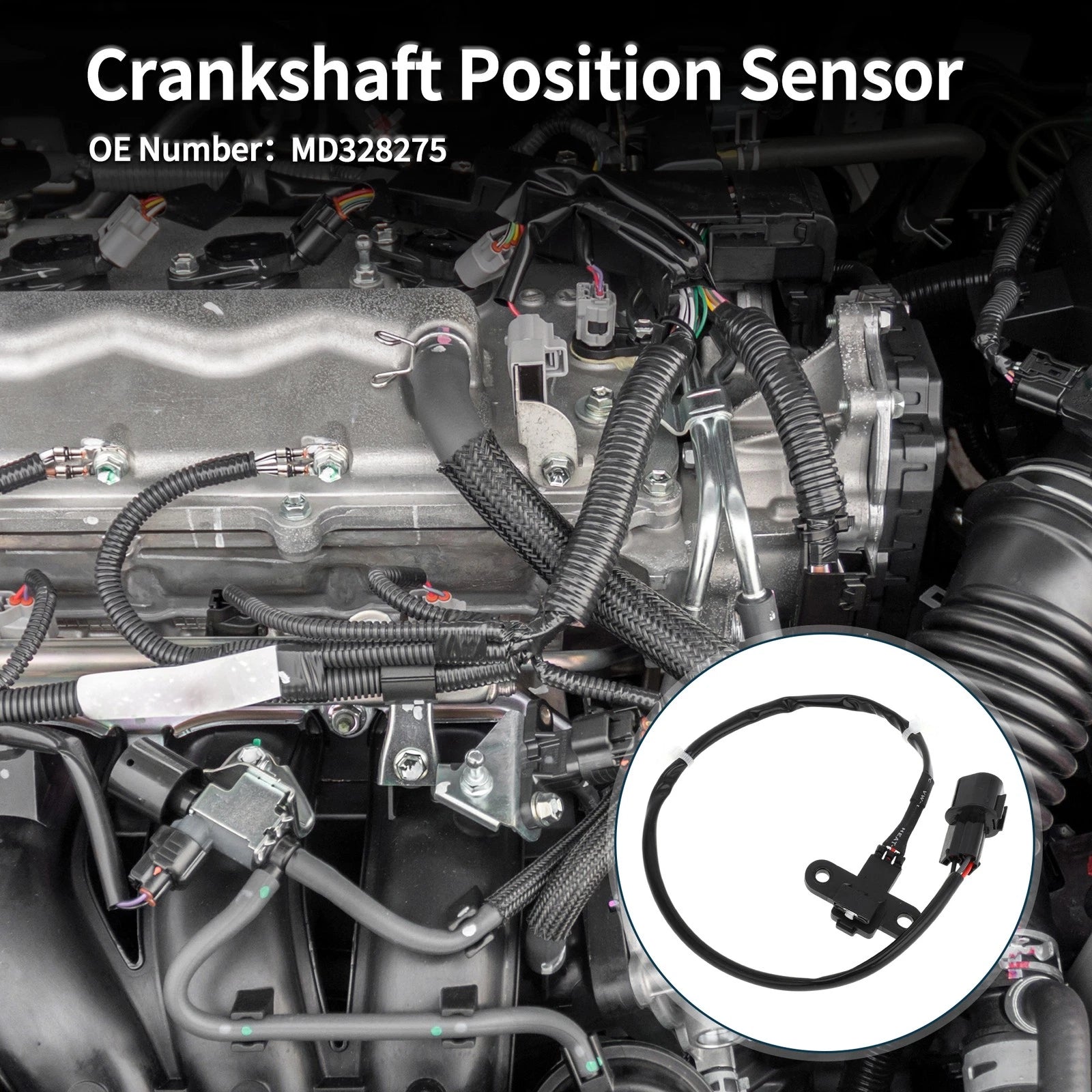 Crankshaft Position Sensor for Mitsubishi Montero Sport (1997–1999) No.MD328275