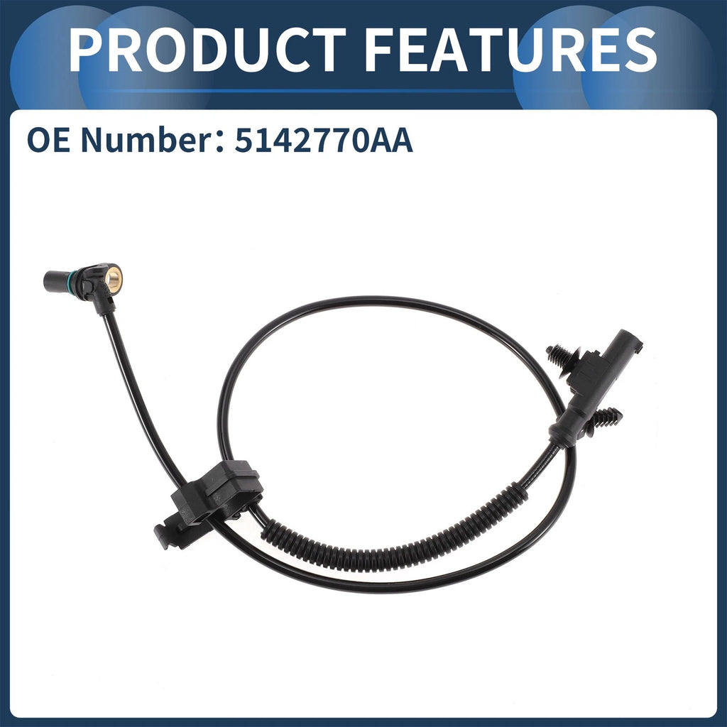 ABS Wheel Speed Sensor No. 5142770AA for Dodge Dakota (2005–2011) Front