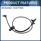 ABS Wheel Speed Sensor No. 5142770AA for Dodge Dakota (2005–2011) Front