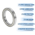 Deep Groove Ball Bearing P6 65x90x13mm for Scooter Skateboard (1 Pc)