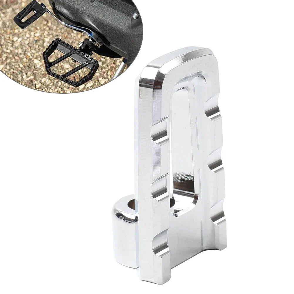 Chrome Heel Toe Gear Shift Pegs for Harley Softail Touring