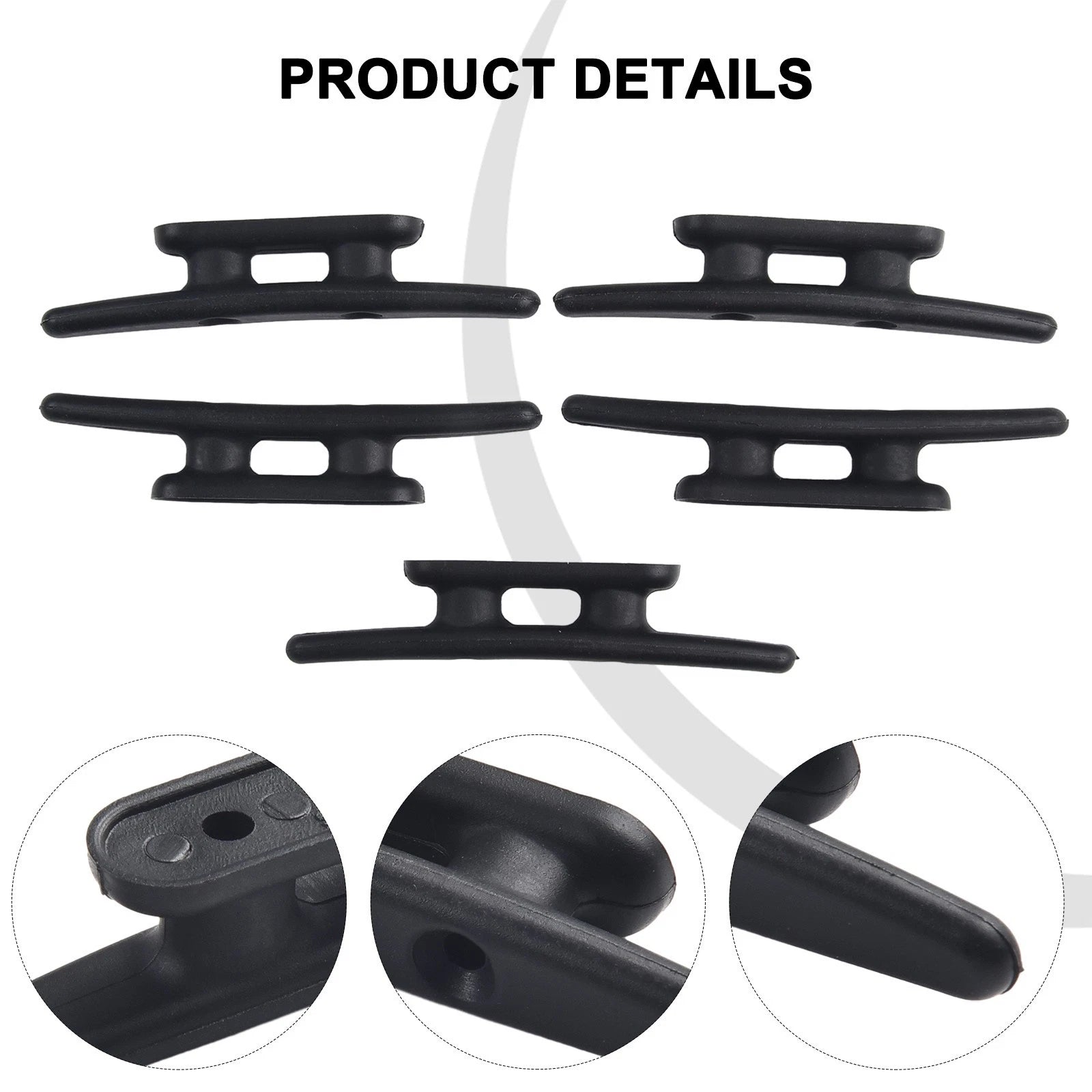 Deck Cleats for Boat Accessories (Nylon)
