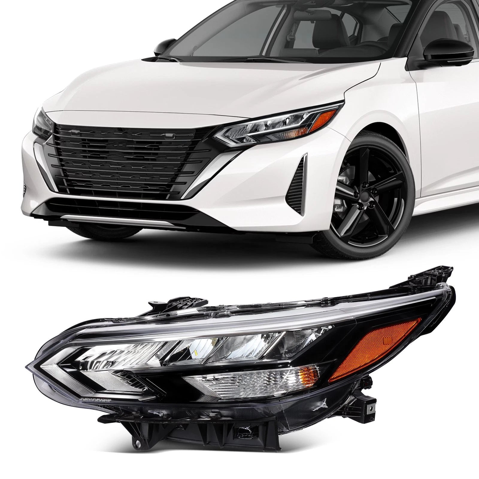 Driver Side Headlight Assembly for Nissan Sentra (2024–2025)