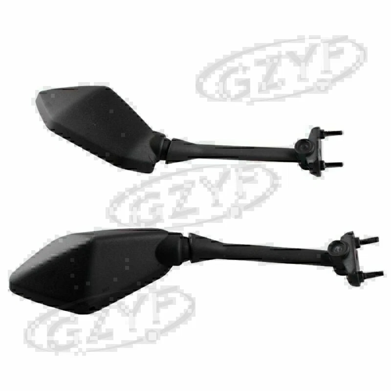Pair Side Rear View Mirrors for Kawasaki Ninja 650R ER6F (2009–2016) Black