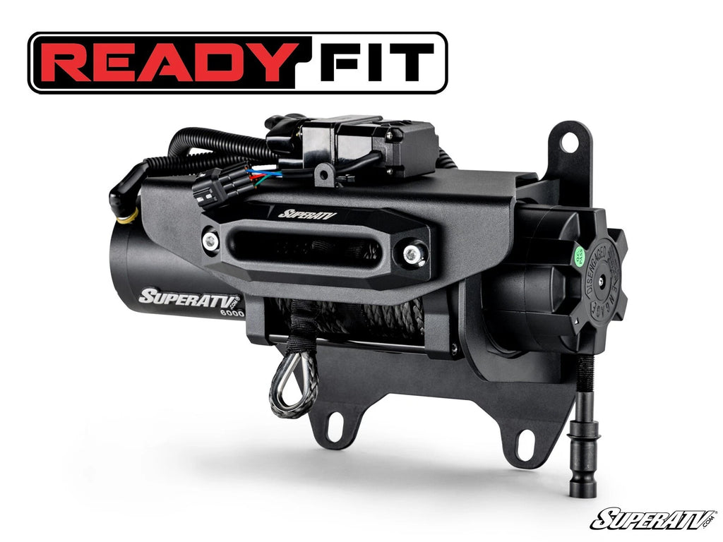 SuperATV 6000LB Winch for Polaris RZR Turbo R (2022–2023)