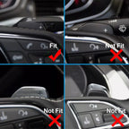 Steering Wheel Shift Paddle Extensions for Audi A3 A4 A5 Q3 Q5 Q7 Q8 SQ5 TT (2010–2023) - Red