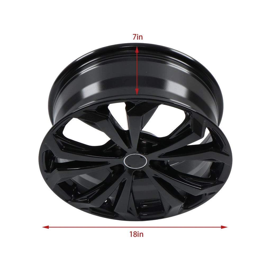 18" x 7" Gloss Black Alloy Wheel Rim for Toyota Rav4 (2022–2025)