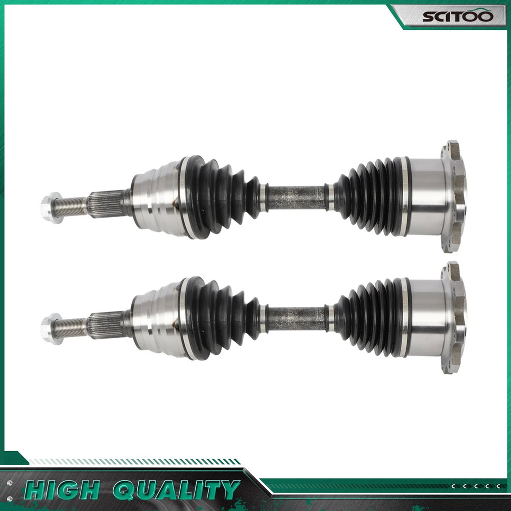 2X CV Axles Front for Chevrolet Silverado 2500 HD GMC Sierra 2500 HD (2011–2019)