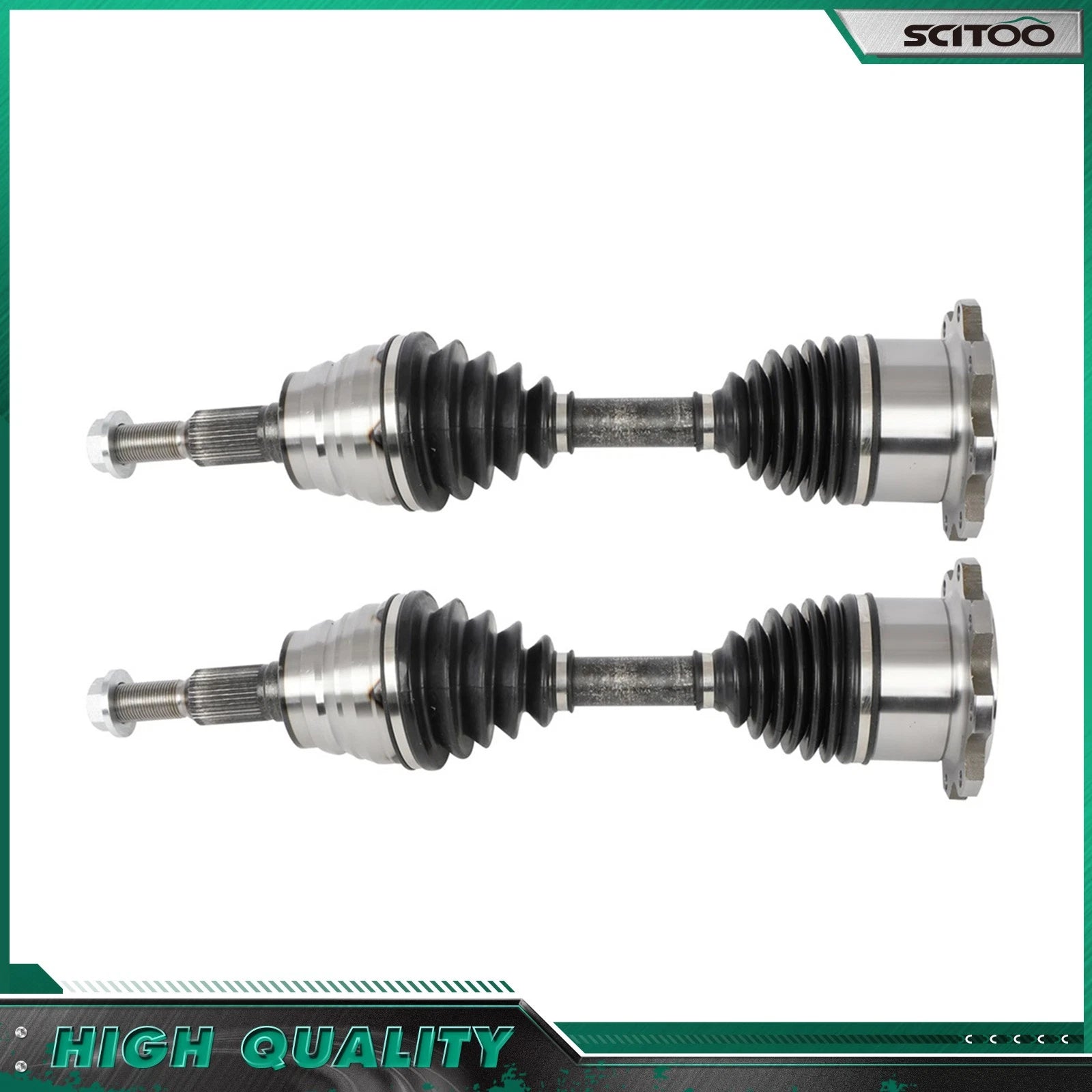 2X CV Axles Front for Chevrolet Silverado 2500 HD GMC Sierra 2500 HD (2011–2019)