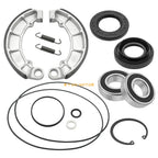 Rear Brake Drum Bearing Seals w/Shoes Kit for Honda Foreman Rubicon 500 (2001–2023)