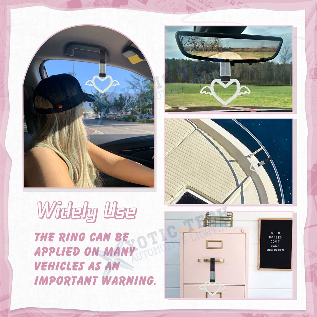 Car Hang Ring Handle Strap Set for Wing Bumper Warning (2010-2022)