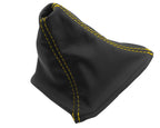 Leather Manual Shift Boot Cover for BMW E36 (1992–1999) Yellow Stitch