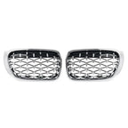 Front Bumper Kidney Grille for BMW X3 F25, X4 F26 (2014-2017)