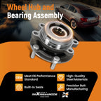 2X Front Wheel Hub Assembly for Nissan Murano (2003–2007) 513310 5 Bolt