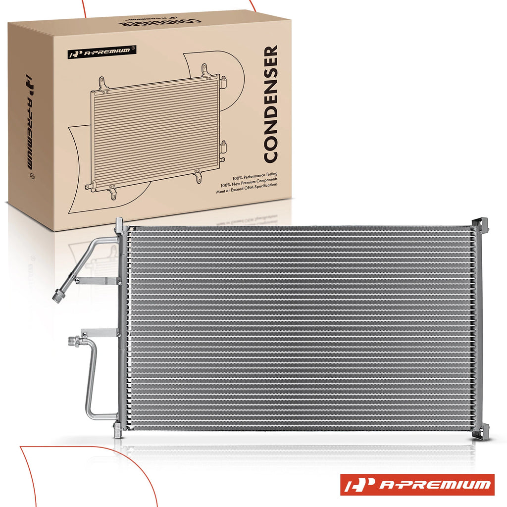 A/C Condenser with Bracket for Chevy C1500 Suburban C2500 C3500 GMC K1500 (1990–1999)