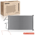 A/C Condenser with Bracket for Chevy C1500 Suburban C2500 C3500 GMC K1500 (1990–1999)