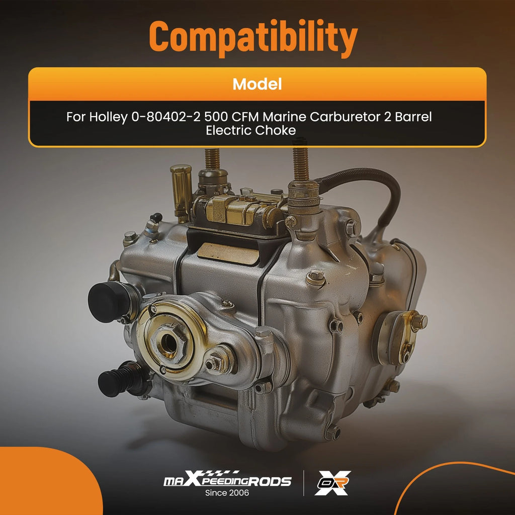 2 Barrel Marine Carburetor for 0-80402-2 (500 CFM)