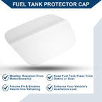 Fuel Tank Door Cap for Volkswagen CC (2019–2021) - Fuel Filler Flap Cover White
