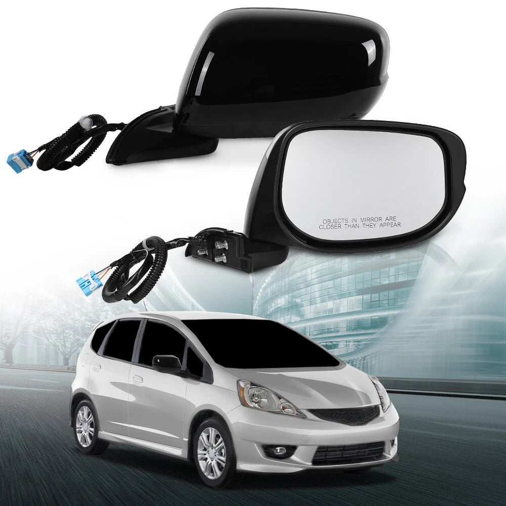 Manual Folding Power Mirrors for Honda Fit (2009–2014)