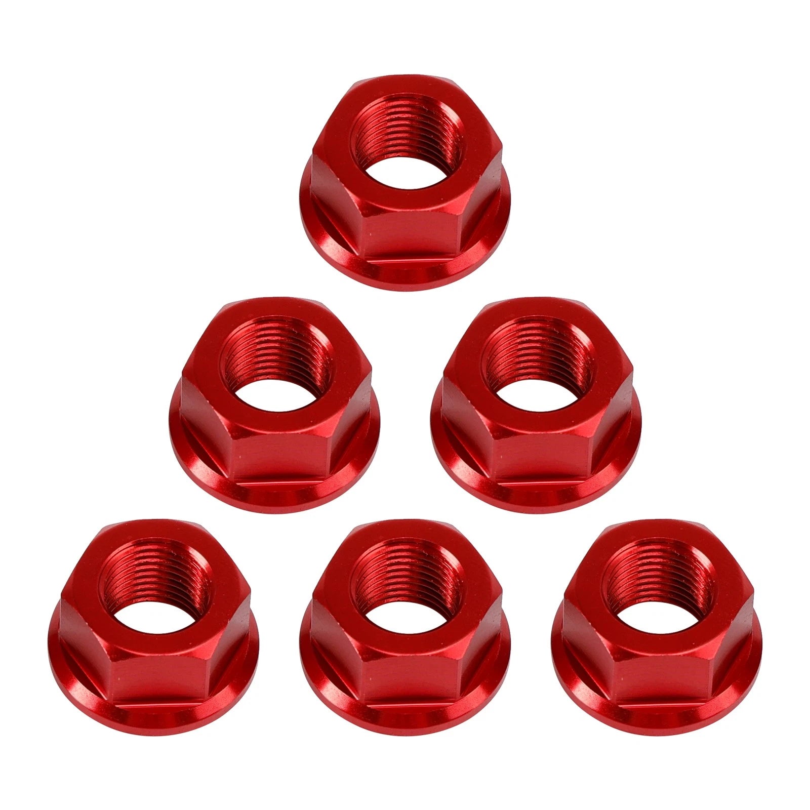 6x Rear Sprocket Nuts M10 x 1 Red for Ducati Panigale V2 V4 V4S 1199 1299 (2012–2024)