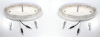 LED Oval Hood Side Emblem Lights Replacement for Peterbilt Clear Amber (2005–2015)