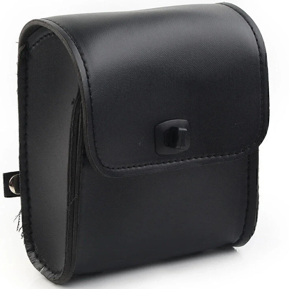 Black Motorcycle Saddle Tool Bag Storage for Universal Fit