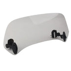 Clip-On Windshield Extension Spoiler Deflector for Motorcycle - Smoke
