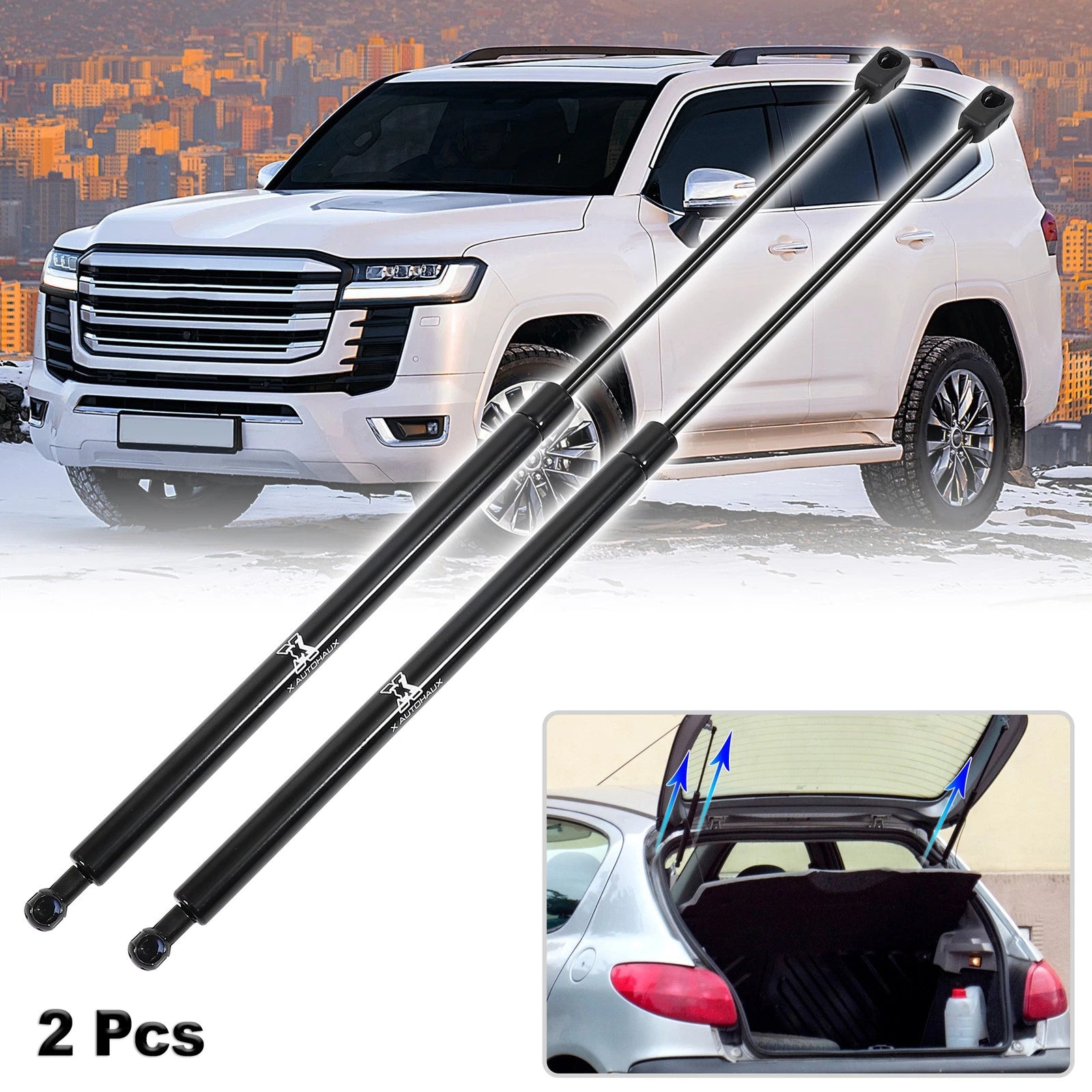 2X Rear Trunk Gas Struts Lift Supports 81771-26010 for Hyundai Santa 