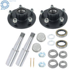 Pair of 5-Bolt on 5 Inch Hubs for Tapered Spindles