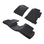 Set of 4 Black All-Weather Floor Mats for Acura ILX (2013–2022) TPE Rubber