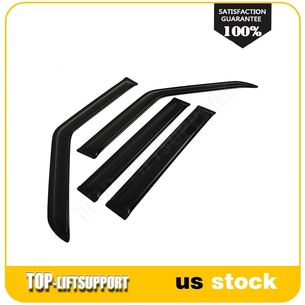 Wavy UV Window Visor Vent Shade for Jeep Cherokee (1984–2001)