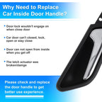 Driver Side Interior Door Handle for Mercedes-Benz A180 (2005-2012)