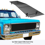 Black Billet Grille Insert for Chevy GMC Blazer C/K Pickup Suburban (1973-1980)