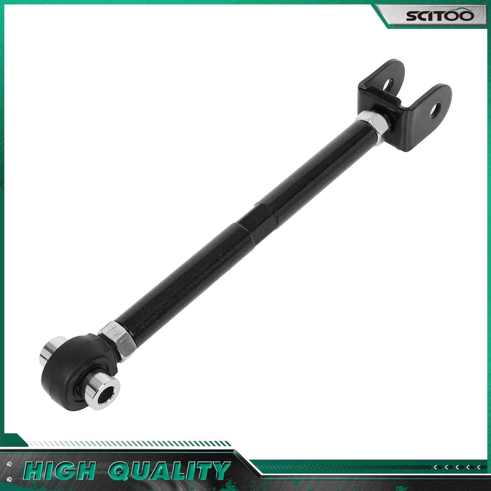 Rear Adjustable Toe Arm for Nissan 240SX S13/S14 (1989–1998) - Black