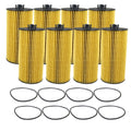 Set of 8 Engine Oil Filters for Ford E-350 F-250 F-350 SD 6.0 V8 (2003–2010)