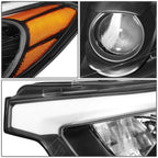 Side Projector Headlight Lamps for Kia Forte 5 Koup (2014–2016)