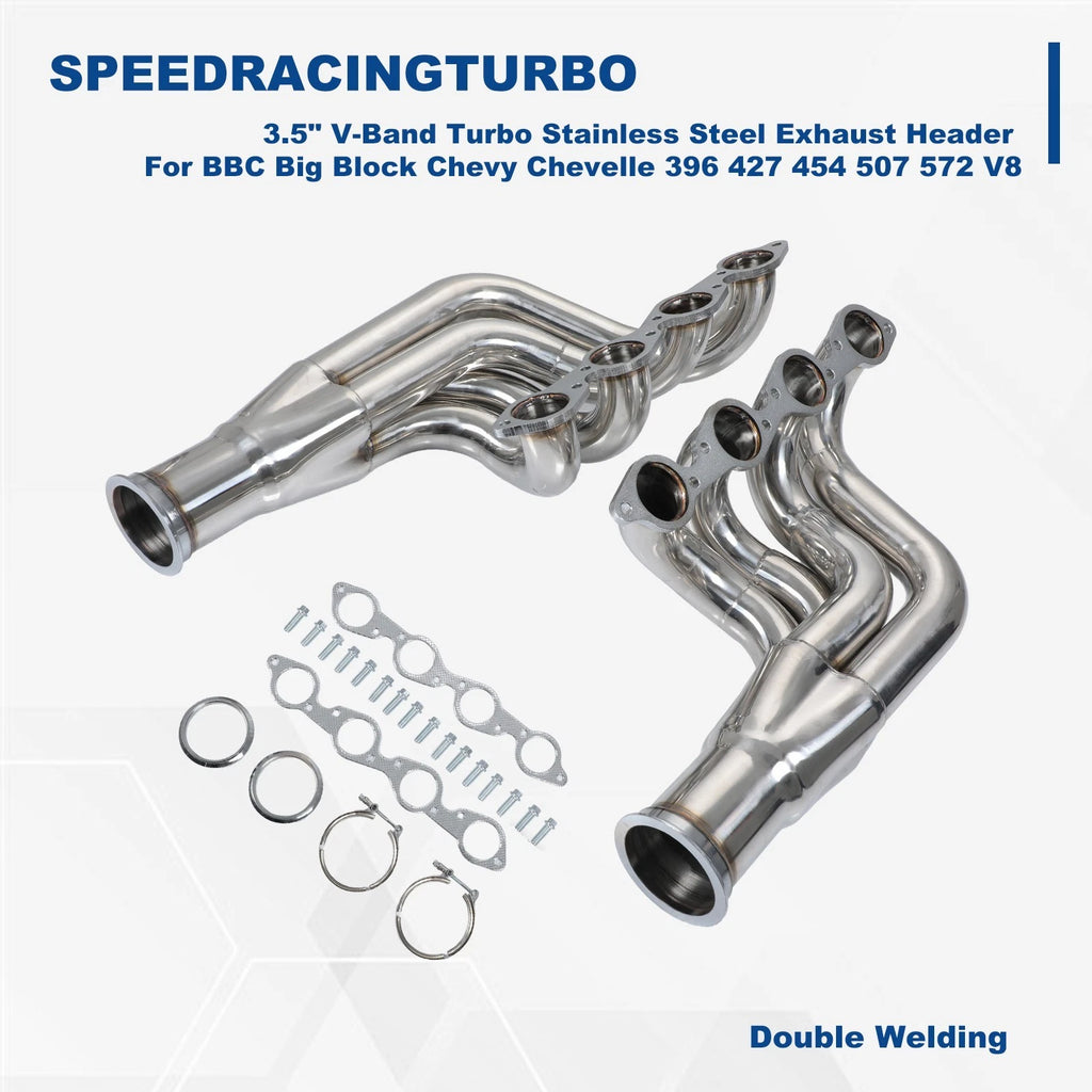 Exhaust Header for Chevy Big Block V8 (396, 427, 454, 507, 572)