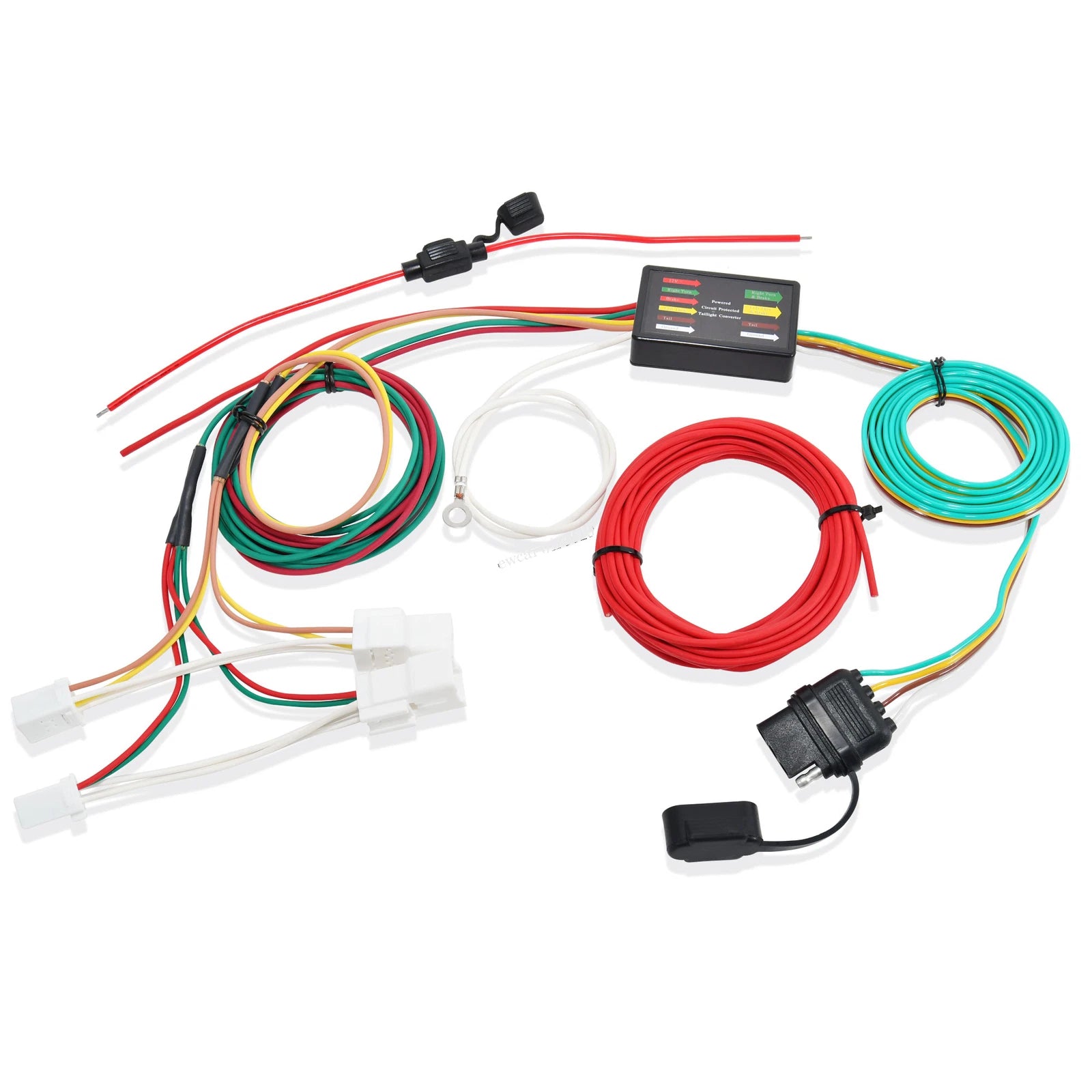 4 Way Trailer Light Wire Harness Connector for Toyota RAV4 (2006–2012), Sequoia (2008–2010)