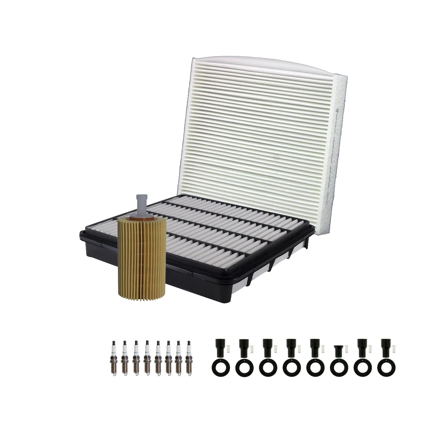 Denso Tune Up Kit & NGK 8 Spark Plugs for Lexus LX570, Toyota Sequoia, Tundra (2007–2021)