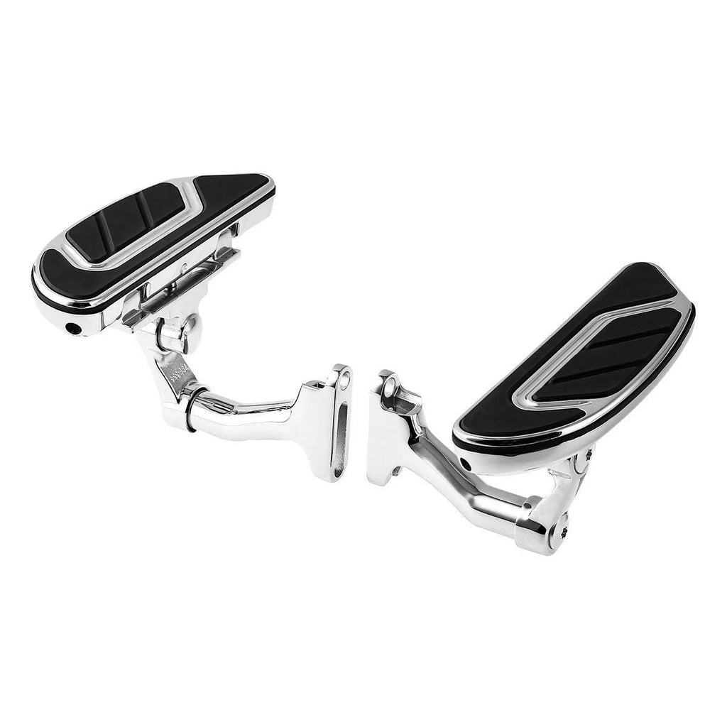 Chrome Rear Floorboard Bracket for Harley Road King, Street Glide (1993–2025)