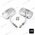 Chrome Rear View Mirrors for H-D Street Sports Chopper Cruiser (2010–2023)