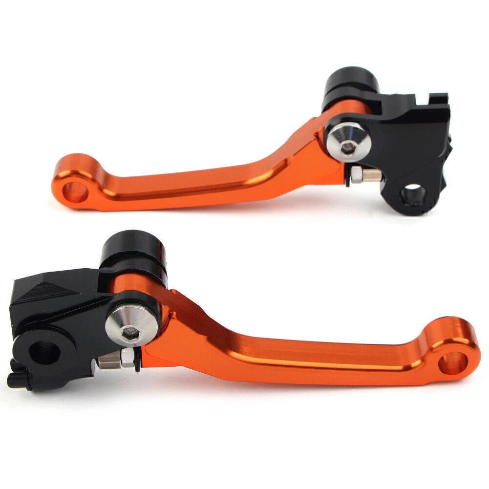 Brake Clutch Levers Pivot Orange for Honda CRF250R CRF450R (2007–2022)