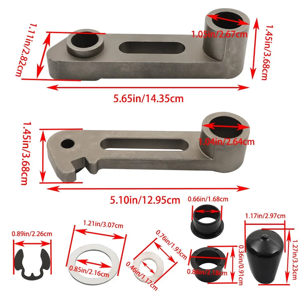 Deck Idler Arms Tensioner & Bushing Rebuild Kit for John Deere
