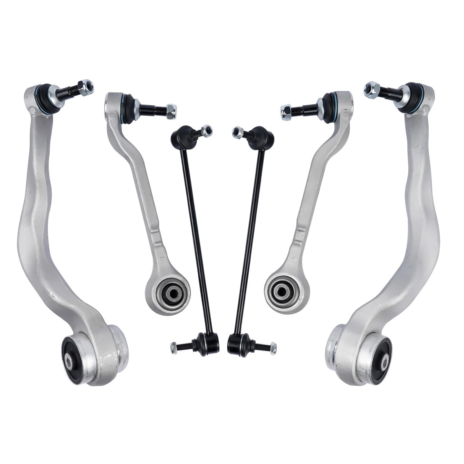 Set of 6 Control Arms with Sway Bar Links for BMW F34 (2013–2020)