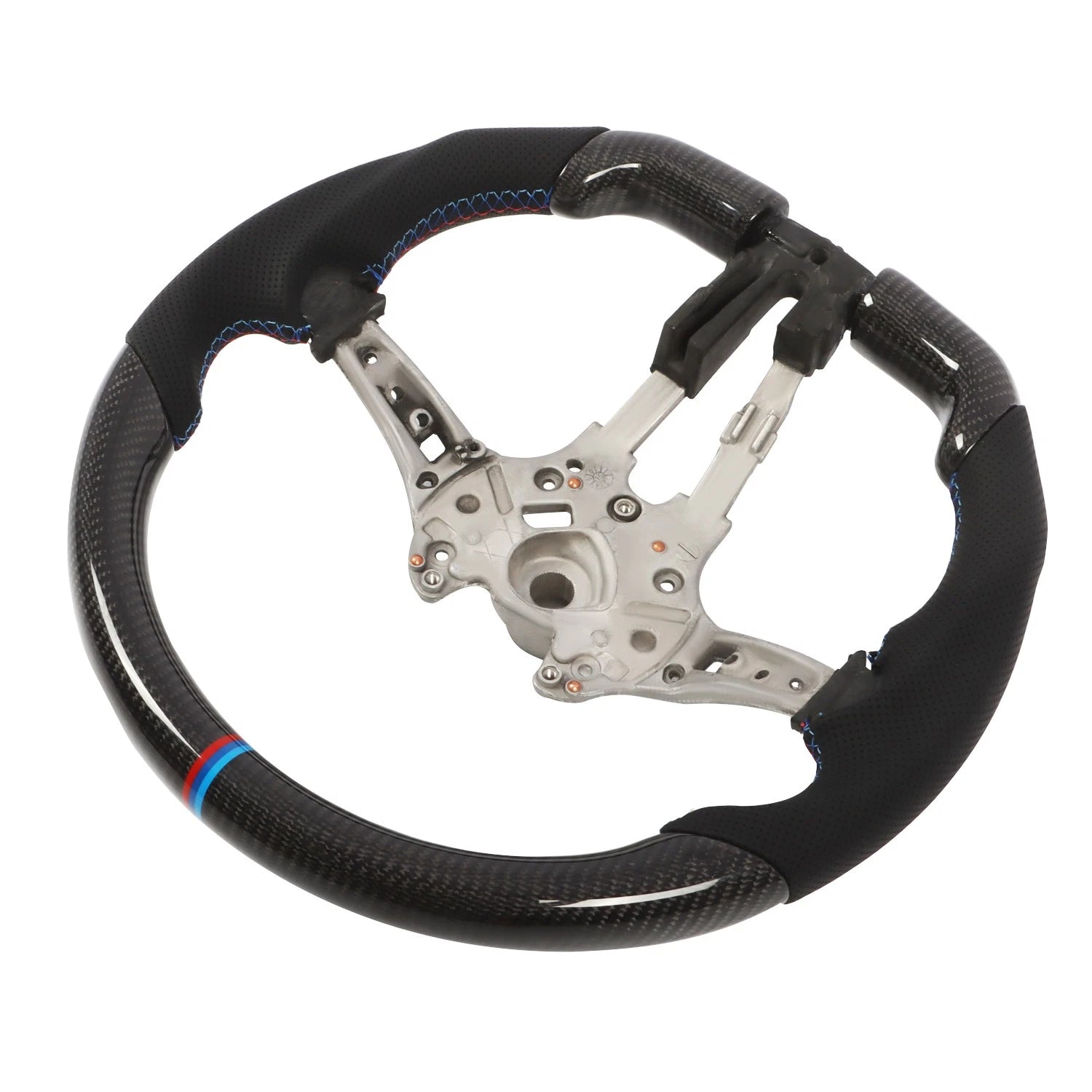 Real Carbon Fiber Steering Wheel for BMW M2 M3 M4 F80 F15 F30 (2014–2020)