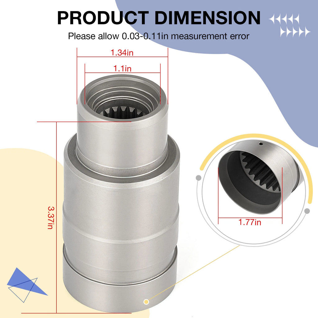 Front Pinion Joint for Honda Foreman TRX400FW TRX450FE/FM (1995–2001) 41415-HM7-A00