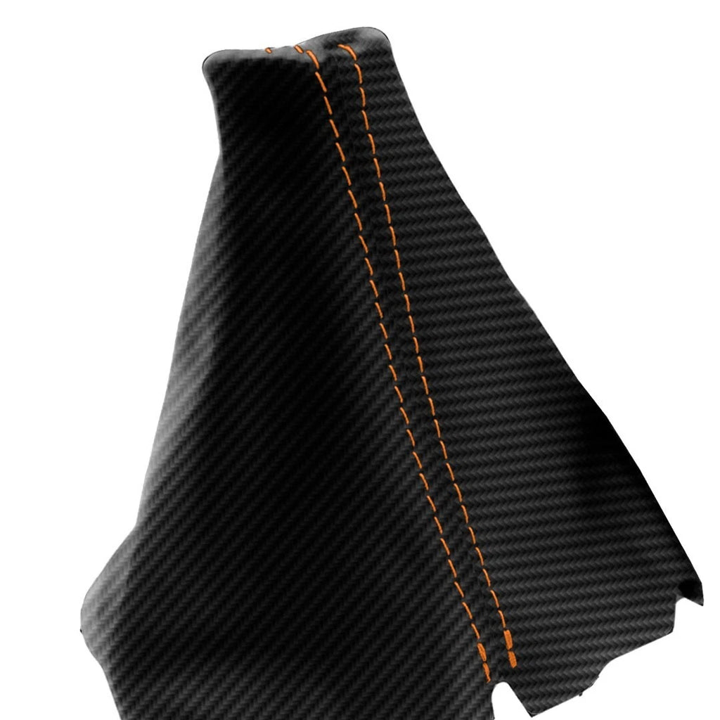 Manual Shift Boot for Land Rover Range Rover (1994–2004) Carbon Orange Stitch