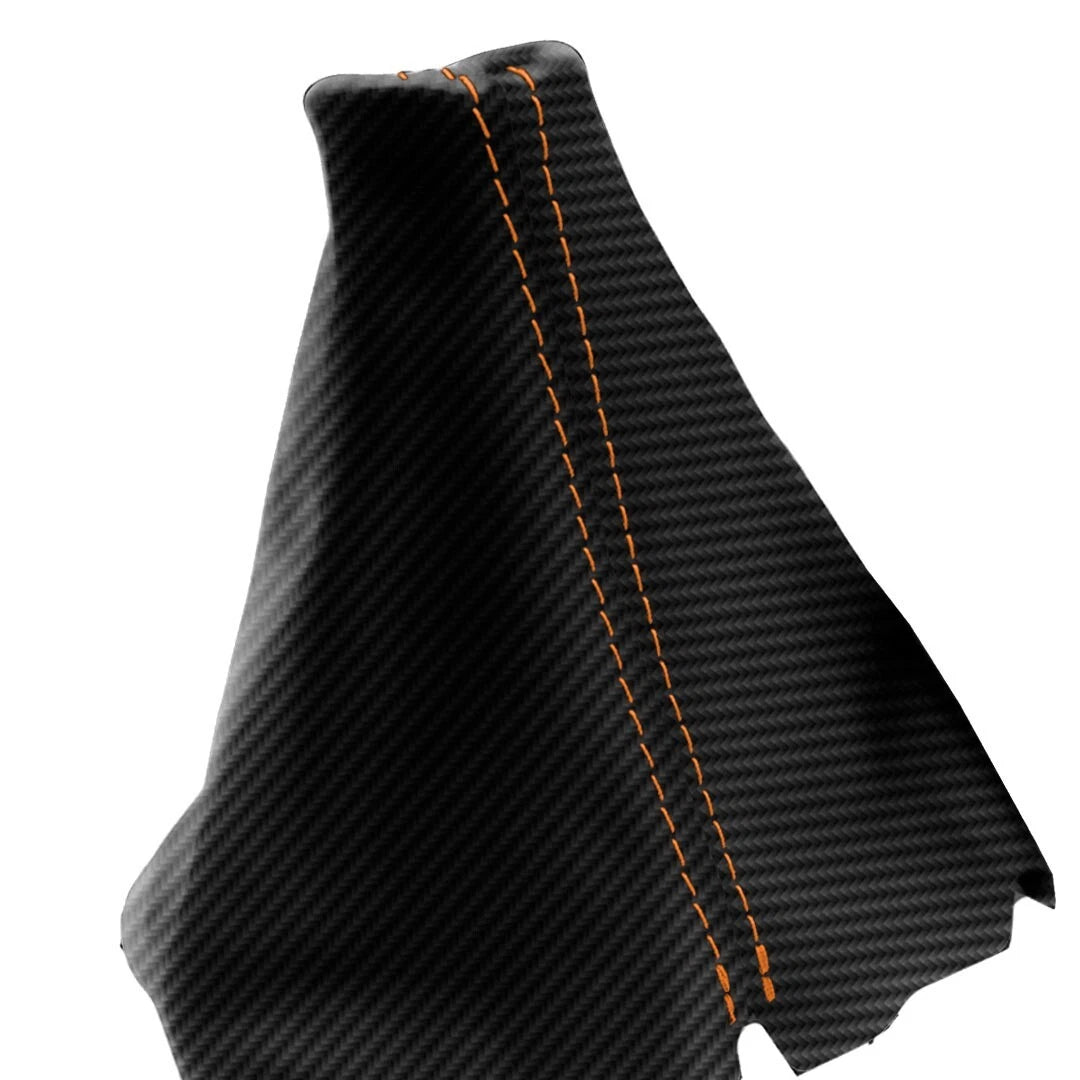 Manual Shift Boot for Land Rover Range Rover (1994–2004) Carbon Orange Stitch