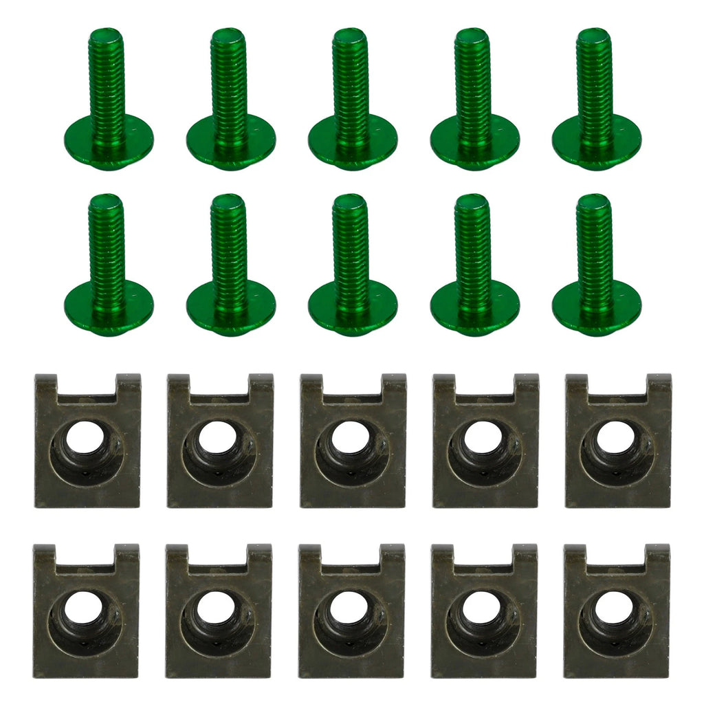 10 Pack M6x20 Fairing Screen Screw Bolt Fastener for Motorcycle
